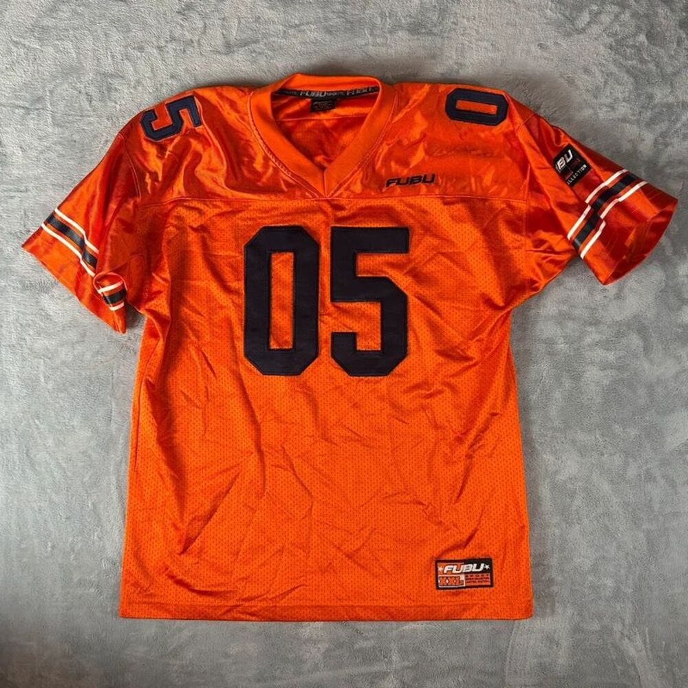 VTG Men's Fubu 05 Collection Limited Edition Jersey Orange